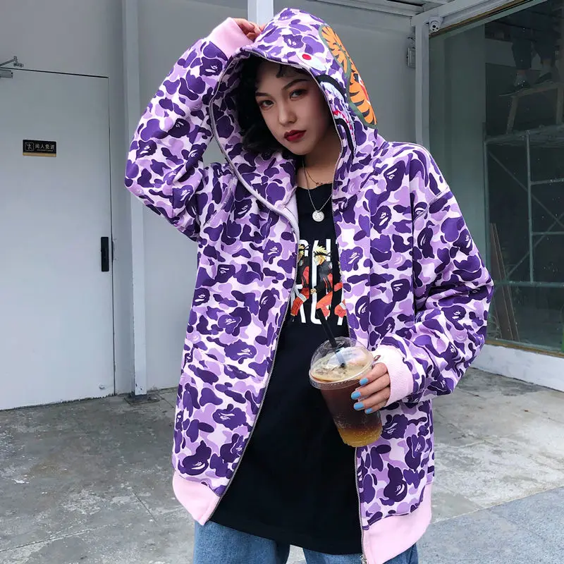 Свитшот женский оверсайз на молнии худи в стиле Харадзюку аксессуар хип хоп Y2k