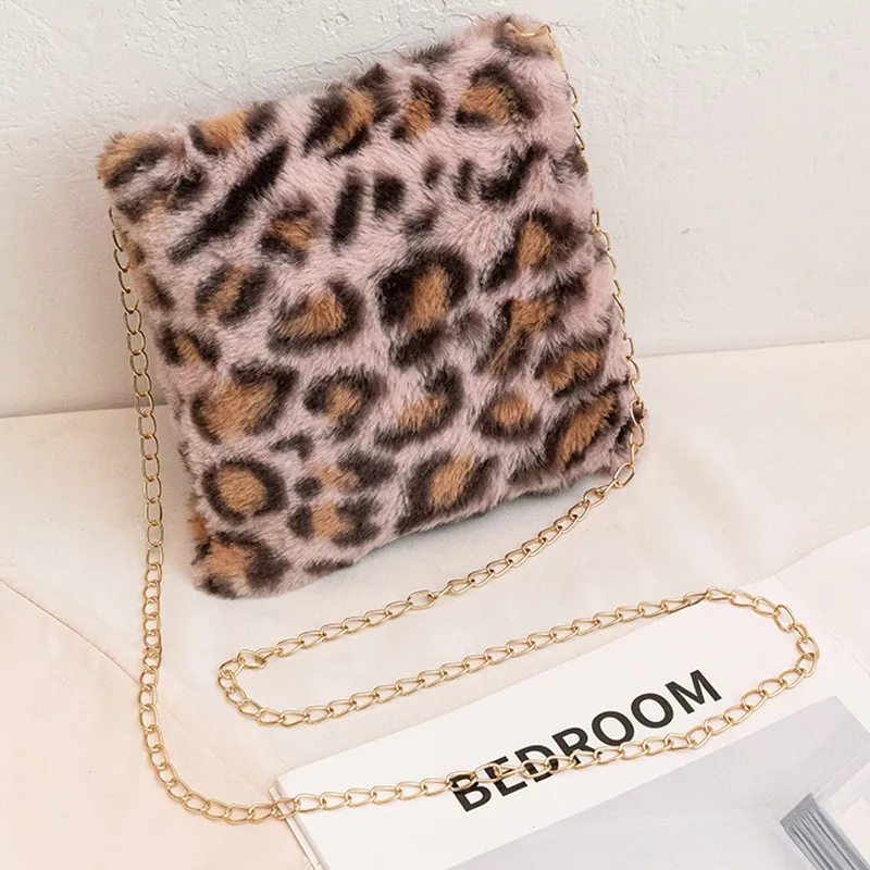 

INS Fashion Plush Soft Crossbody Bags Small Underarm Shoulder Fluffy Lady Shoulder Handbags Female Simple Totes for Women