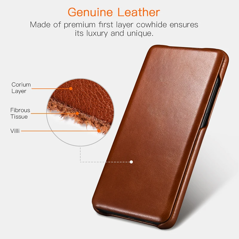 genuine leather flip case for samsung galaxy s20 ultra s10 s9 note 8 luxury protective phone cover for sumsung s20 plus s10 s9 free global shipping