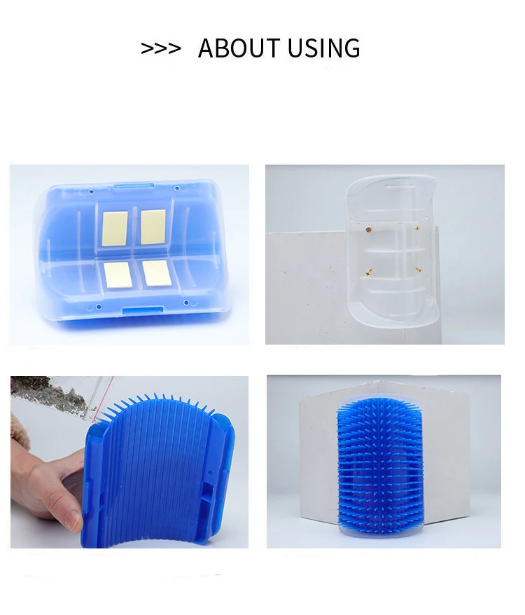 Домашний кошачий настенный угловой Массажер для волос Когтеточка кошек расческа