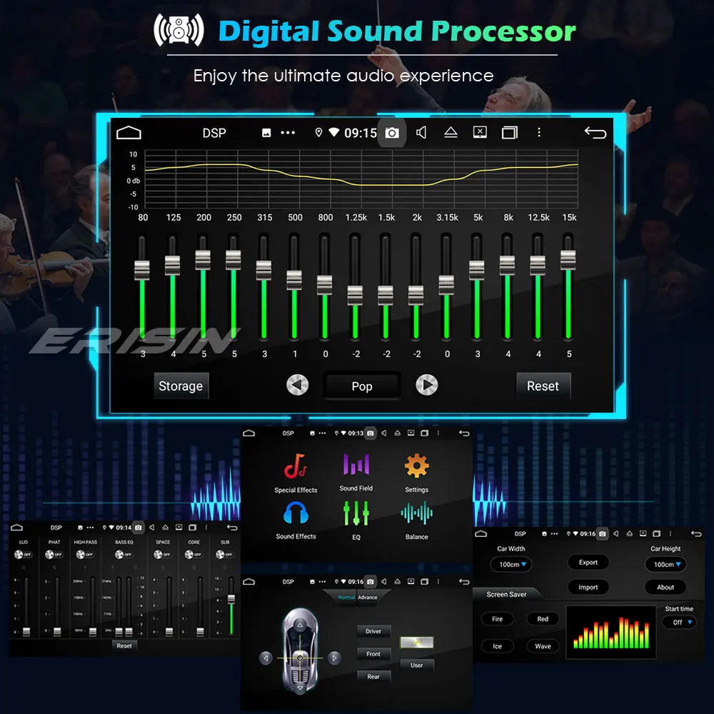 Erisin 3153 Андроид 11.0 Автомобильный стерео DAB+ Навигация WiFi CarPlay Satnav DVR OBD2 4G Bluetooth Canbus DSP GPS для BMW 5er E39 X5 E53 M5.