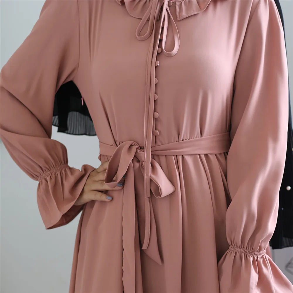 Мусульманский модный Abaya Дубай элегантное модное хиджаб платье турецкий кафтан