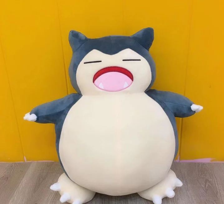 

100/150/200cm Giant Snorlax Skin plush toy cover snorlax plush pillow Cartoon Soft pillow case with zipper