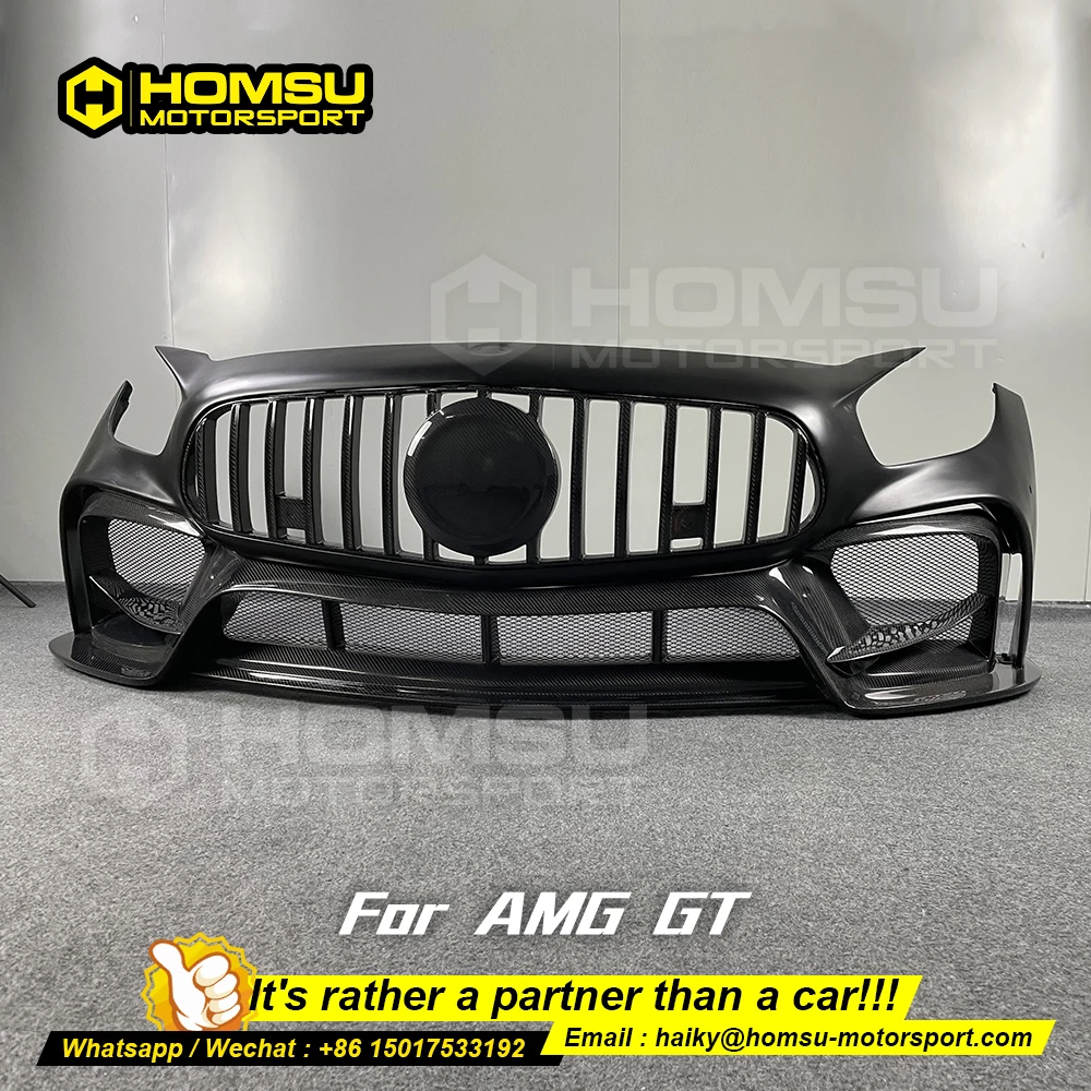 Комплект из углеродного волокна для Mercedes bens am-g GT передний задний бампер боковая