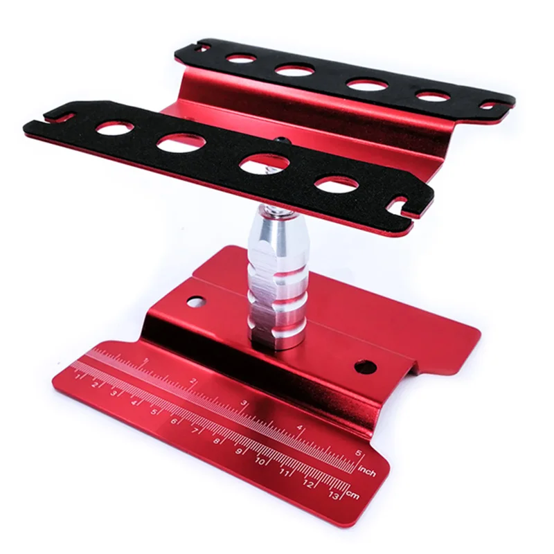 

Metal Aluminum RC Car Workstation Work Stand Repair 360 Degree Rotation for 1/8 1/10 1/12 1/16 Scale Model