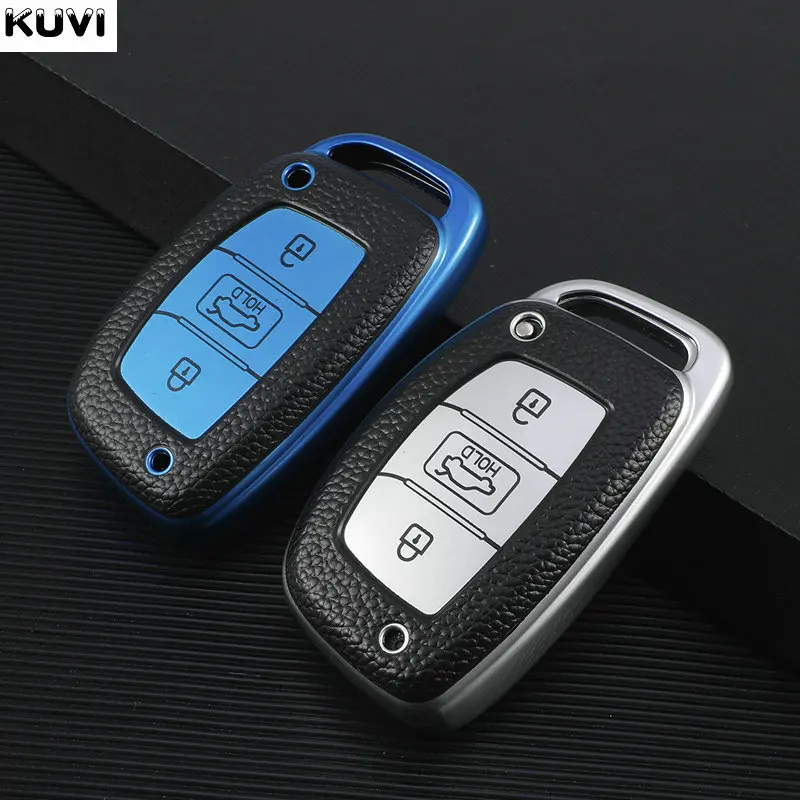 Кожаный ТПУ чехол для автомобильного смарт-ключа чехол-брелок Hyundai iX20 I30 IX35 I40 Ix25