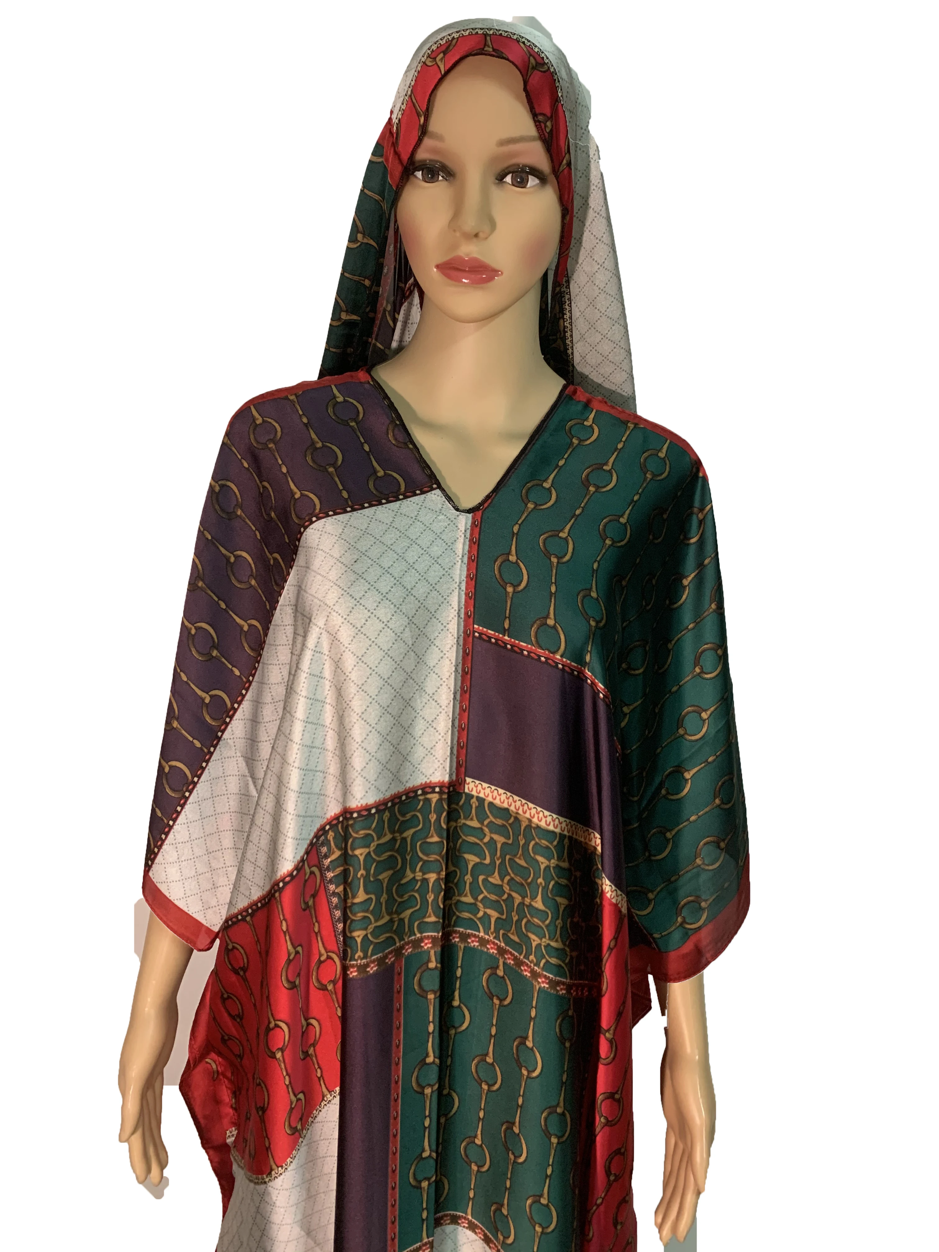 Эксклюзивное шелковое платье макси в кувейтском стиле женское сексуальное с