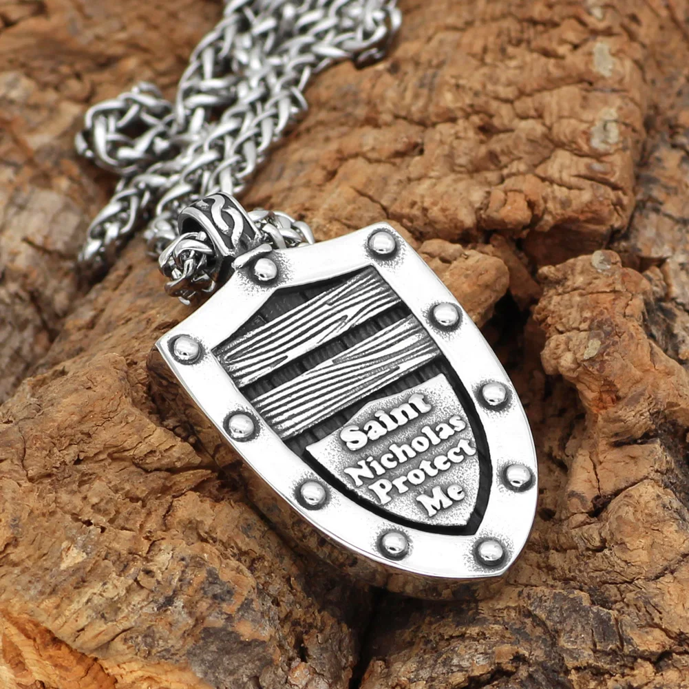 Ожерелье с подвеской в виде амулета из нержавеющей стали | Украшения и аксессуары