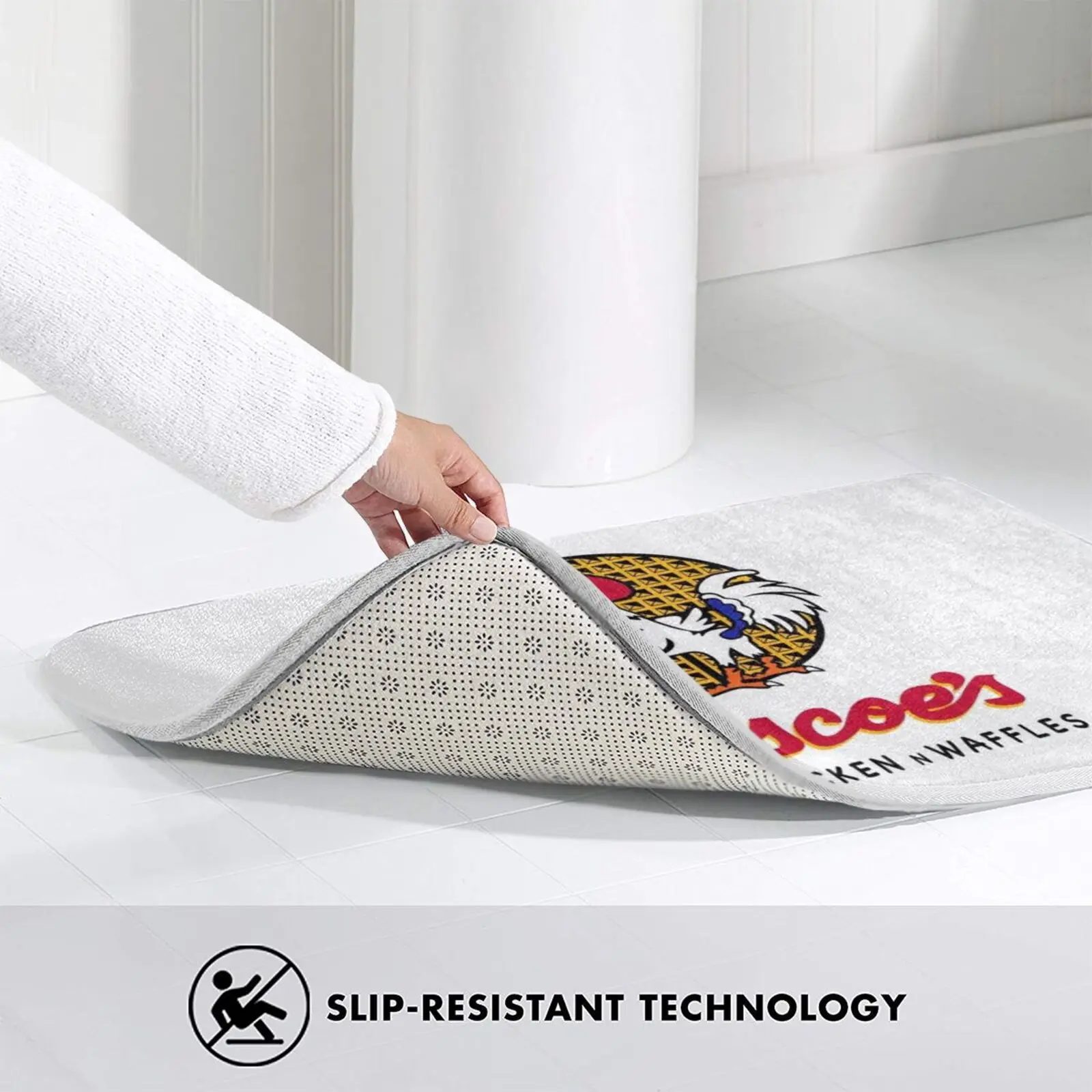

Roscoe's House Of Chicken Waffles Carpet Mat Rug Cushion Soft Roscoes House Chicken Waffle Chicken Waffle
