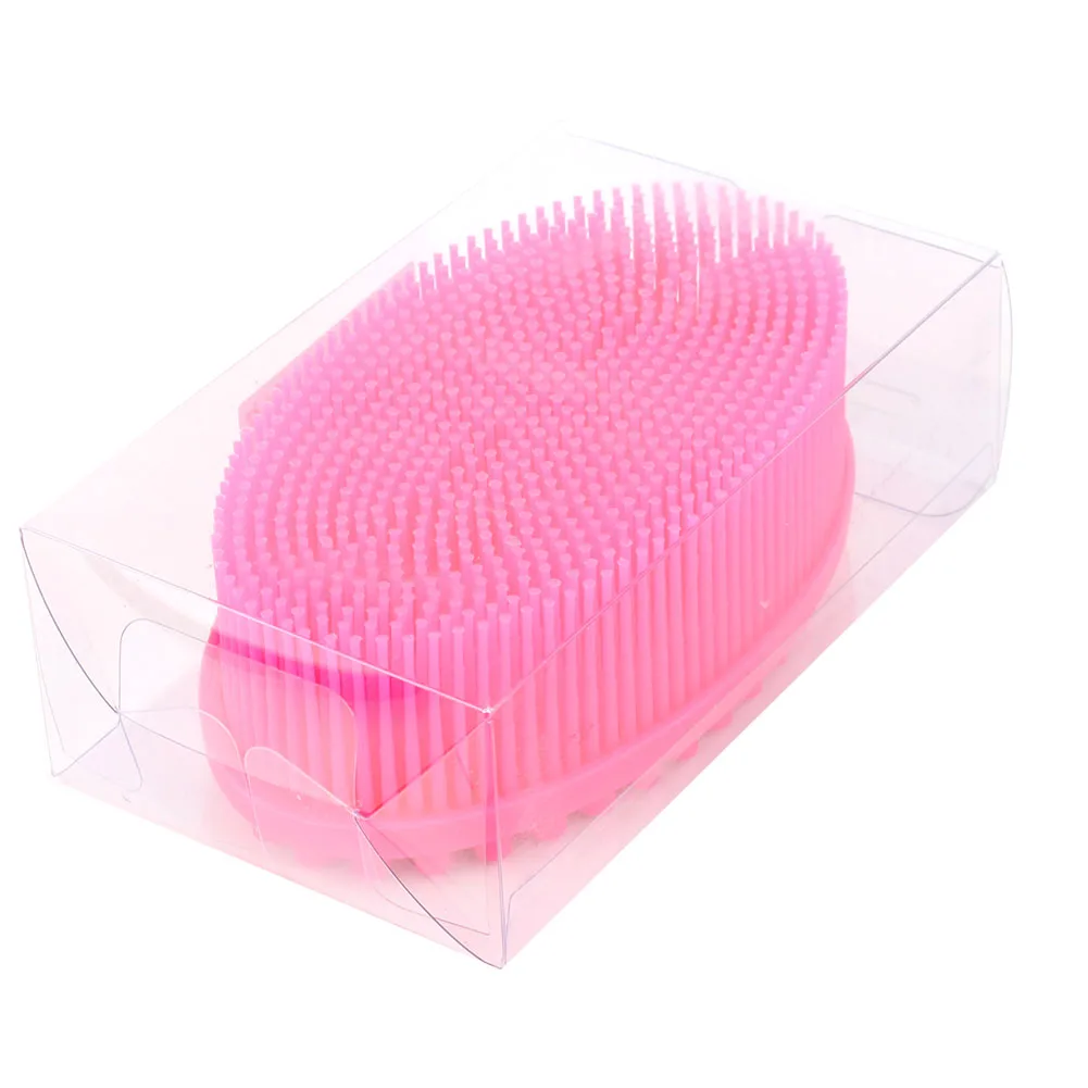 

Baby Infant Silicone Soft Bath Brush Spiky Sensory Theraphy Skin Cleaning Tool Newborn Baby Soft Comfortable Shower Brush