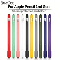 soft silicone holder apple pencil case for apple pencil 1nd generation ipad touch screen pen cover pencil skin ipad accessories