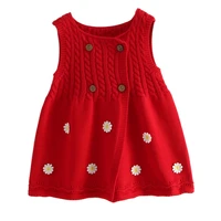 toddler girls dress autumn knit dresses for girls clothes children dress casual costume sleeveless outfits baby girls vestidos