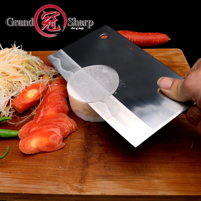 Кухонные ножи шеф повара из высокоуглеродистой нержавеющей стали ручной Кованый