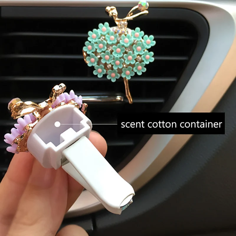 Женский балетный освежитель воздуха зажим для автомобильной вентиляционной