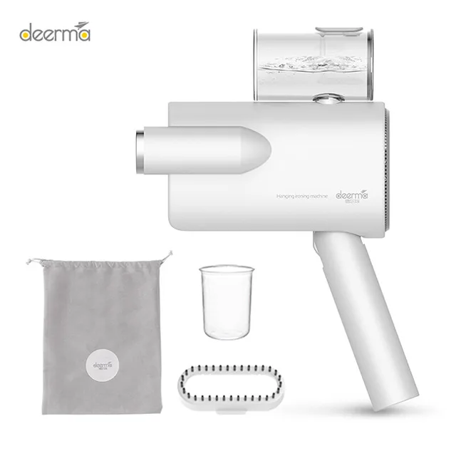 No Adapter Xiaomi Deerma 220V ручной отпариватель для одежды бытовой портативный паровой утюг щетки для одежды для бытовой техники путешествия - Цвет: No Adapter