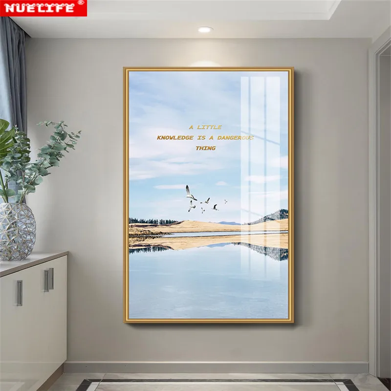Entrance decoration painting restaurant living room landscape wall stickers corridor aislepainting 3D |