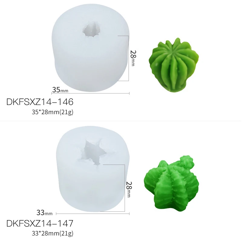 Суккулентные растения силиконовые формы кактус для эпоксидной смолы 3D цветок