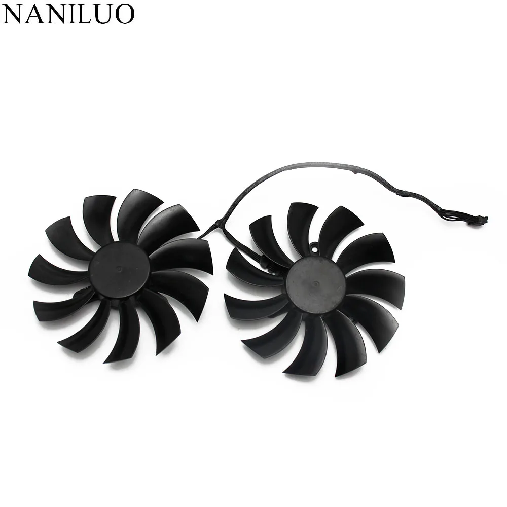 Графический вентилятор 2 шт./лот PLD10015B12H для EVGA GTX 1070/1070Ti/1080 Fan GTX1070 GTX1070Ti GTX1080 FTW2 GAMING