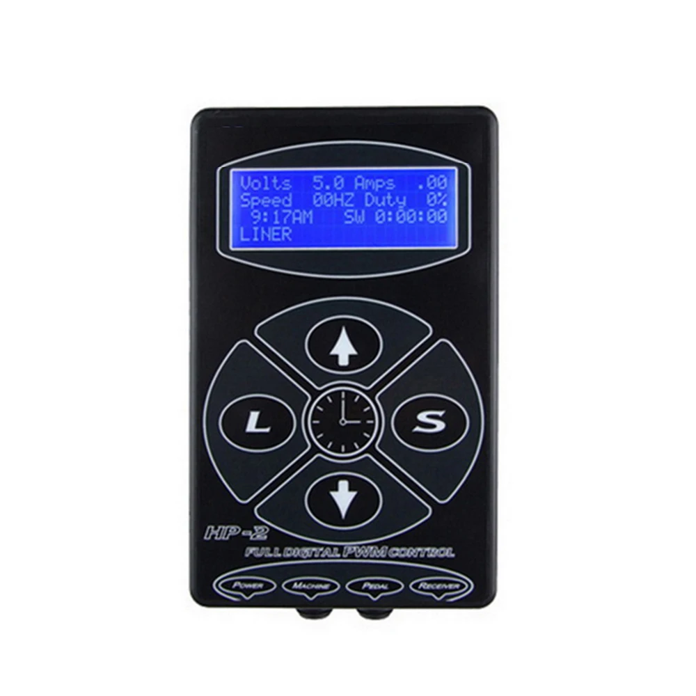 Блок питания для татуировок HP 2 Hurricane цифровой двойной блок с жк дисплеем тату