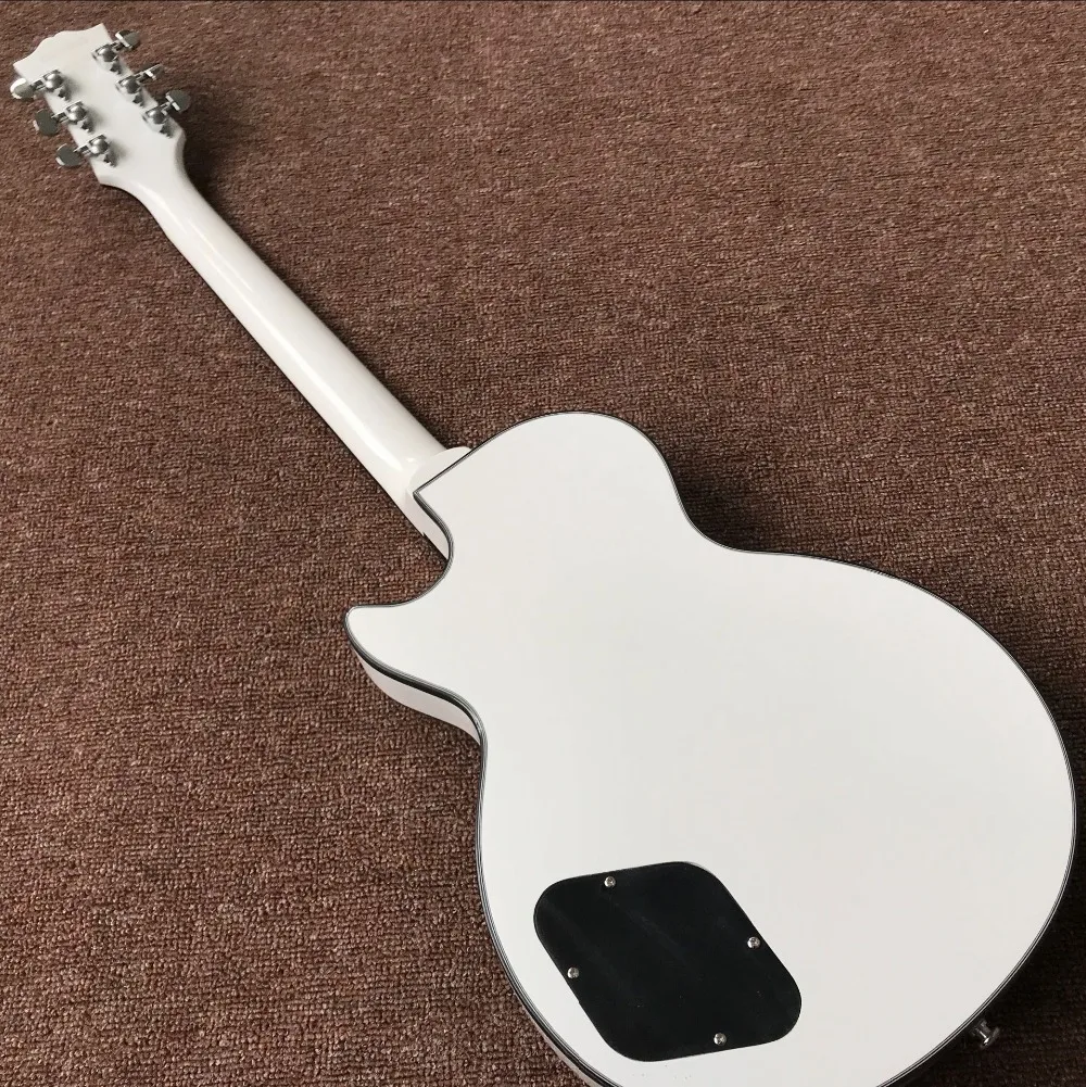 

custom shop.white color electric guitar.standard custom gitaar. 1 pickup handwork 6 Strings guitarra.musical instruments