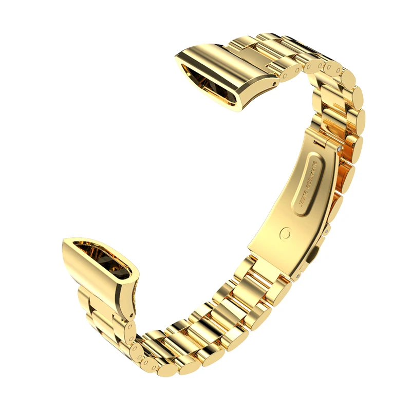 bead gold Mijobs для huawei Band 3 браслет для huawei Band 3 pro ремешок металлический ремешок для часов из нержавеющей стали умные аксессуары - Цвет: bead gold