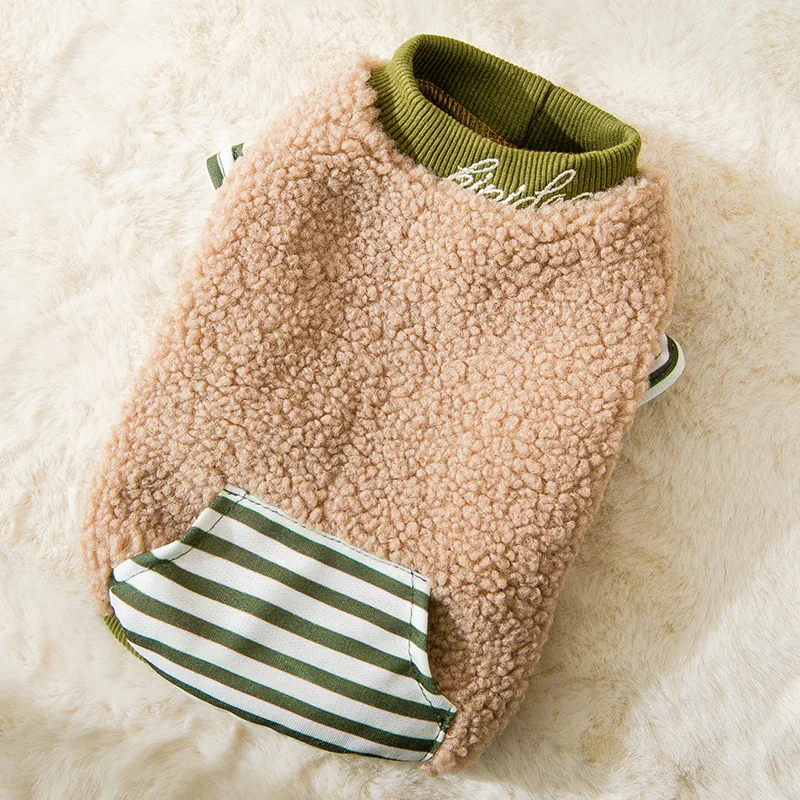 Autumn and Winter Clothes Dog Sweater Pet Bichon Fleece Teddy Pullover Puppy Warm Soft XS-XL | Дом и сад