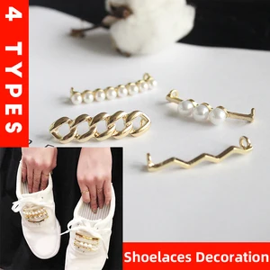1 шт. декоративные шнурки, аксессуары для обуви с белым жемчугом, женская обувь, декоративный аксессуар, красивый прекрасный блестящая заколка жемчуг