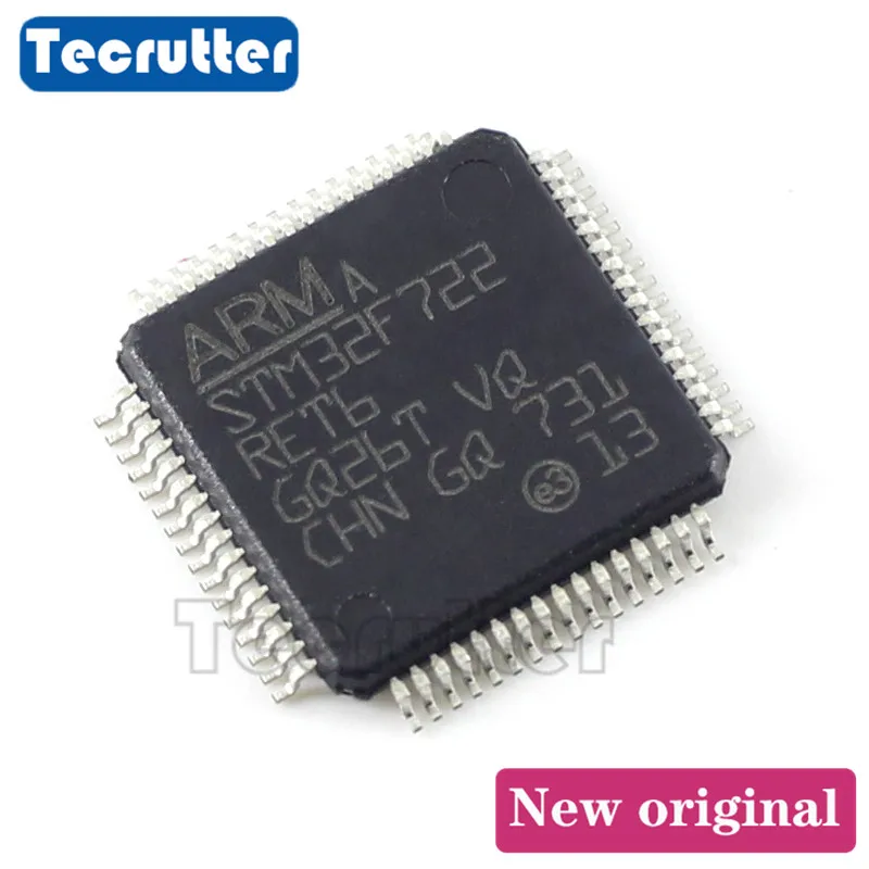 2PCS STM32F722RET6 MCU 32BIT 512KB FLASH LQFP64 32F722RET6 |