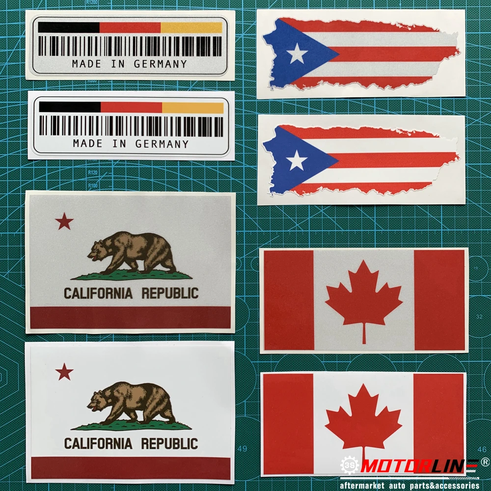 Калифорнийский медведь Cali наклейка с американским флагом сша автомобильная