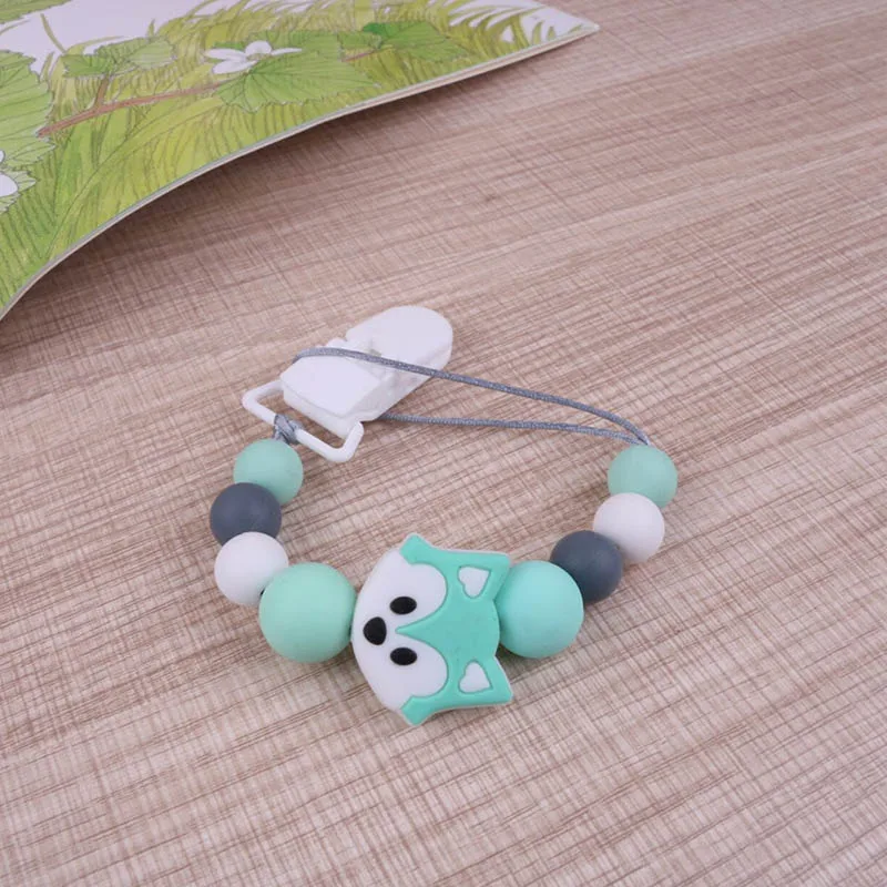 Силиконовая цепочка для прорезывания зубов в виде милой лисы|Шнурки и чехлы
