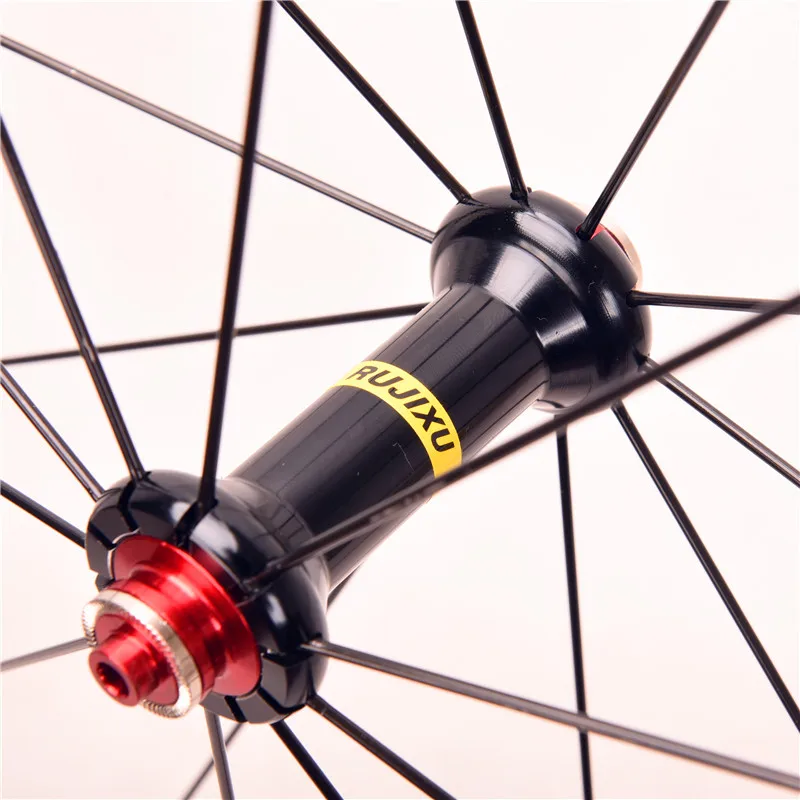 Ultralight Anti-cursor at night road wheelset front two rear four bearing aluminum alloy 30MM wheel 700C bike bicycle | Спорт и