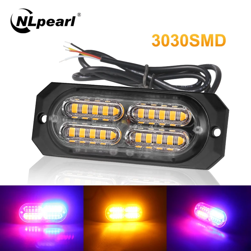 Nlpearl автомобильный светильник сборка 12V 24V мерцающий светодиодный аварийный для