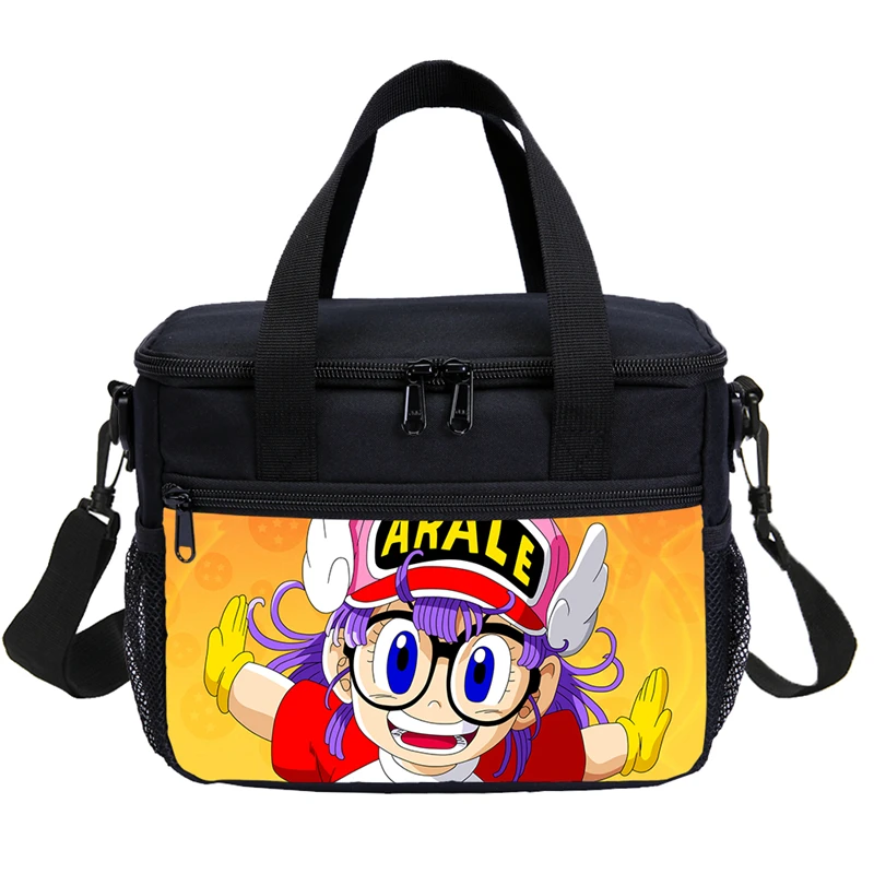 

Small Lunch Bag Boys Girls Cute Cartoon Anime Letter 3D Printing Ice Bag Insulated Thermal Picnic Lunchbox Handbags Sac A Main