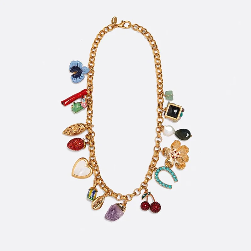 Женское ожерелье с подвеской ZA элегантное корейское имитацией жемчуга свадебное