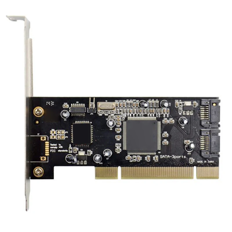 

PCI to SATA Expansion Card PCI SATA150 RAID Disk Array Card SIL3112 Dual-Channel SATAI Hard Disk Adapter with SATA Cable