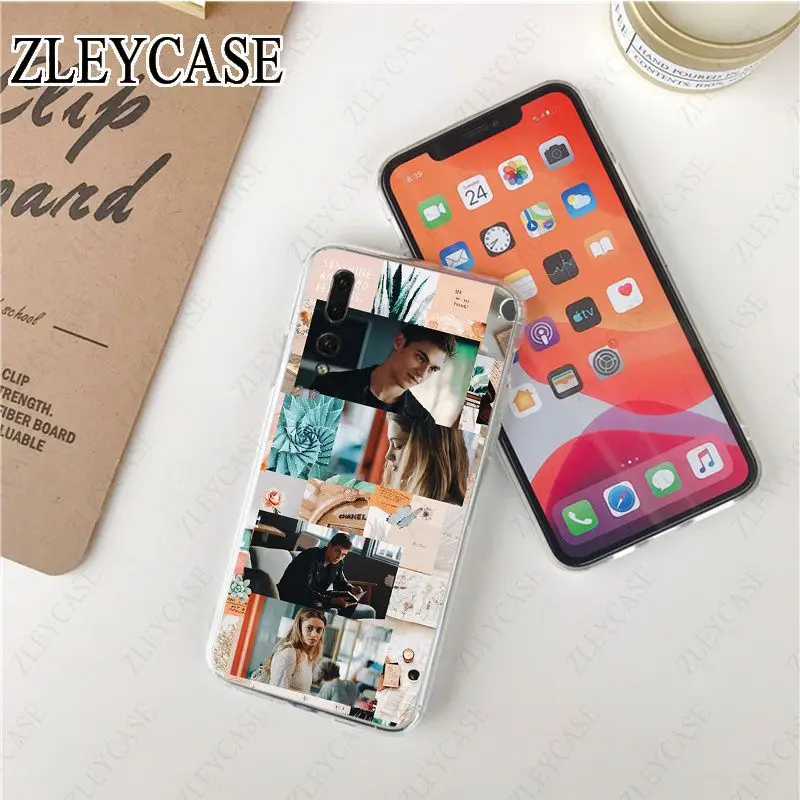Прозрачный мягкий чехол для телефона оболочка huawei P20pro p30 p20lite P40 pro p10 p9plus honor 20