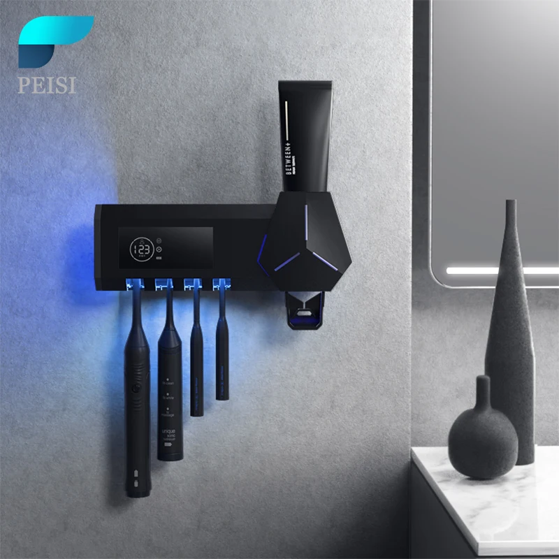 Держатель для зубной щетки PEISI UV умный Стерилизатор зубных щеток автоматический