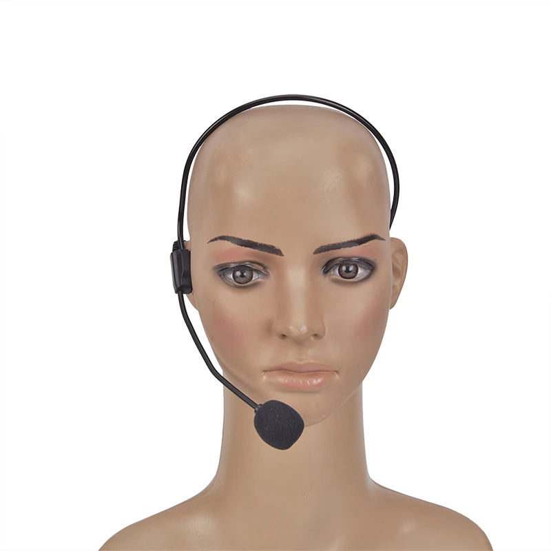 

HotPortable Headset Microphone Wired 3.5mm Moving Flexible Hanging Microphone Mic For Loudspeaker Tour Guide Teaching Lecture