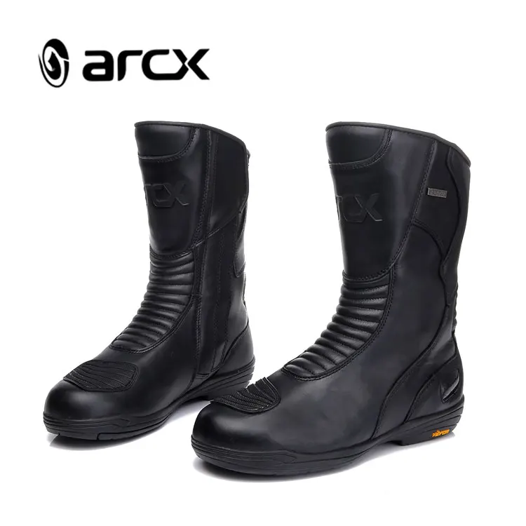 Байкерские ботинки ARCX кожаные мужские для мотокросса водонепроницаемая