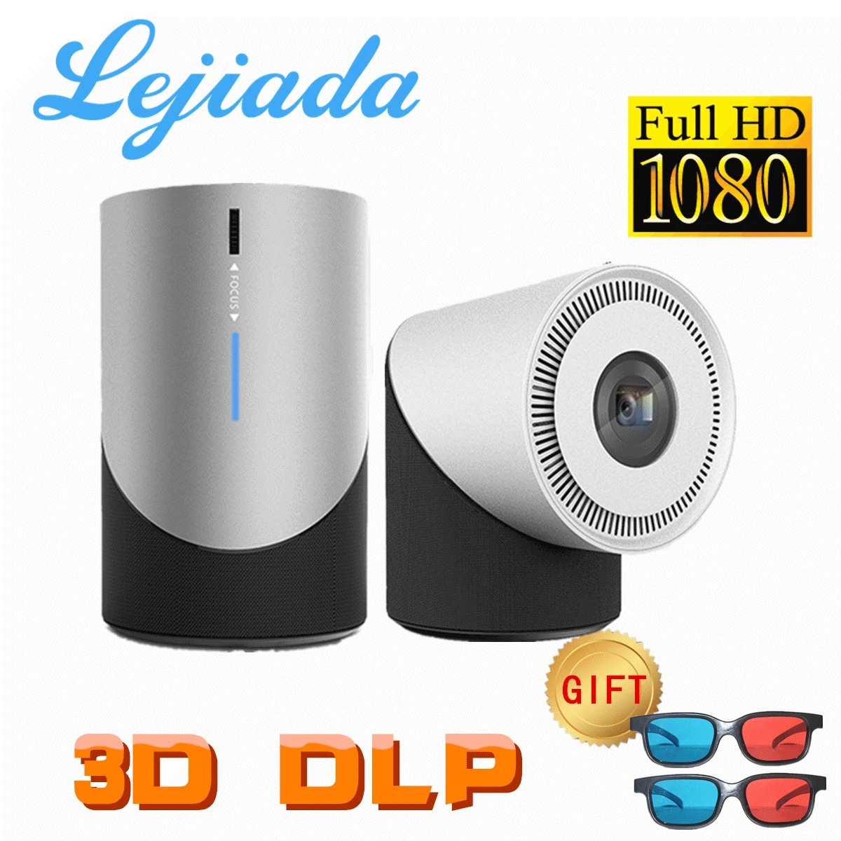LEJIADA S211 Беспроводной синхронизации Дисплей мини Портативный DLP проектор 1080P HD для