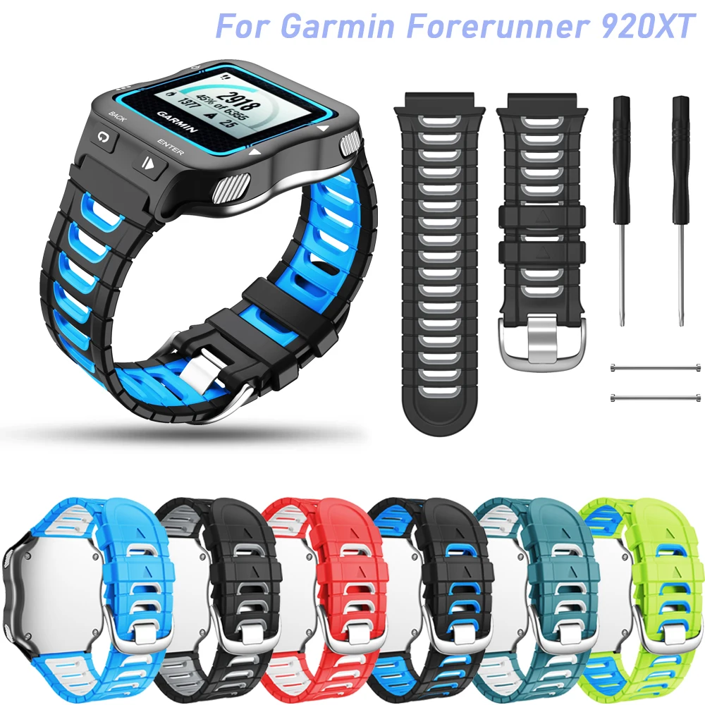 

Силиконовый ремешок для умных часов Garmin Forerunner 920XT, оригинальные винты, запасной браслет с инструментом