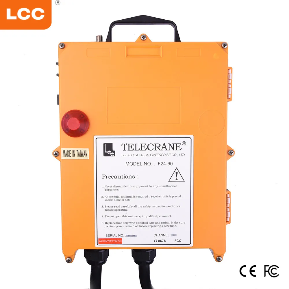 

F24-60 LCC universal Tower crane electric chain hoist wireless industrial joystick crane radio remote control