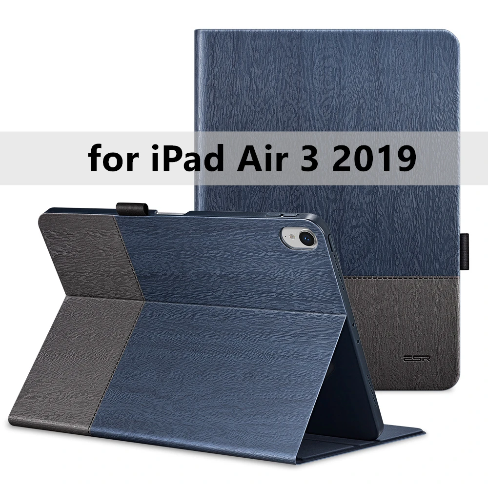 Air 3 ESR из искусственной кожи чехол для ipad 9,7 mini 5 7th Gen 10," Air 3 умный защитный чехол-карандаш для ipad 10,2 - Цвет: Air 3