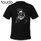 Футболка мужская с принтом скелета, забавная Повседневная тенниска, майка для дайвинга, Летний стиль