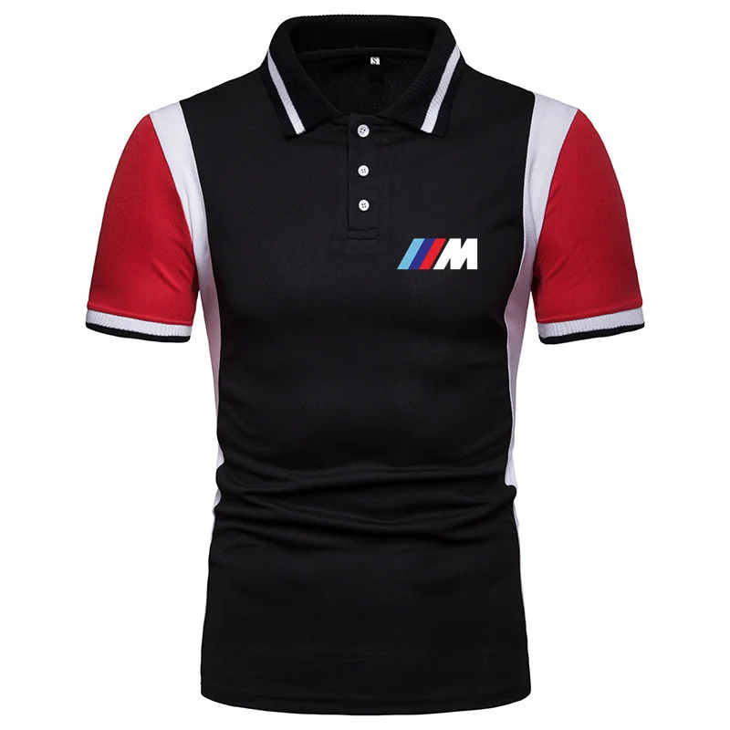 

BMW car LOGO fashion summer new style men's casual short-sleeved T-shirt shirt personality breathable jogging sweatshirt DG+015