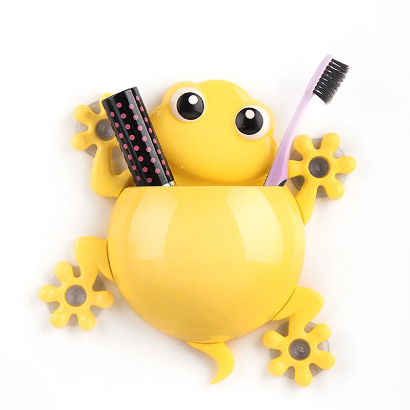 1 шт. мультяшная Gecko домашняя ванная настенная подставка для зубных щеток