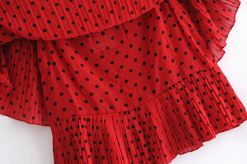 

Summer 2021 Women's One-neckline, Ruffled, Polch-point, Five-point, Midsleeved, Loose Shirt