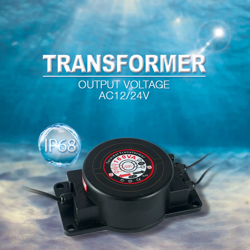 

AC12V 24V Lighting Transformer IP67 Waterproof LED Driver 200W 300W 400W 500W Power Supply AC 110V 220V Adapter LED Pool Light