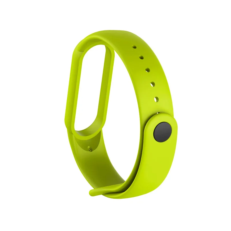 Ремешок силиконовый для Xiaomi Mi Band 5 сменный Браслет из мягкого ТПУ цвета запястья |