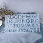 Алфавит, буквы, цифры, украшение, ремесло, силиконовая форма для сережек, подвесок, креативная форма для брелока, кристалл эпоксидная смола, форма